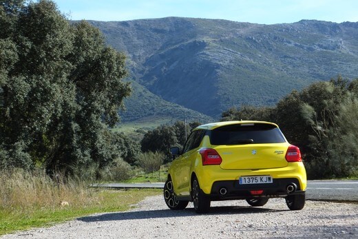 סוזוקי סוויפט ספורט - אחורי - נוף